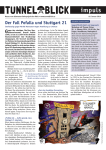 Tunnelblick Impuls 16.1.2014